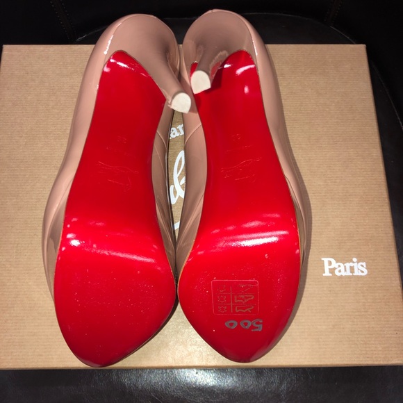 *SOLD* NWT Christian Louboutin - Lady Peep nude - Picture 3 of 4